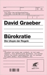 Umschlagfoto, David Graeber, Bürokratie , InKulturA 